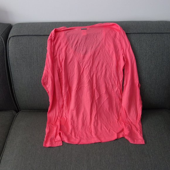 Diesel Pink 100% Lycocell Long Sleeve T-Shirt Size S - Picture 2 of 11